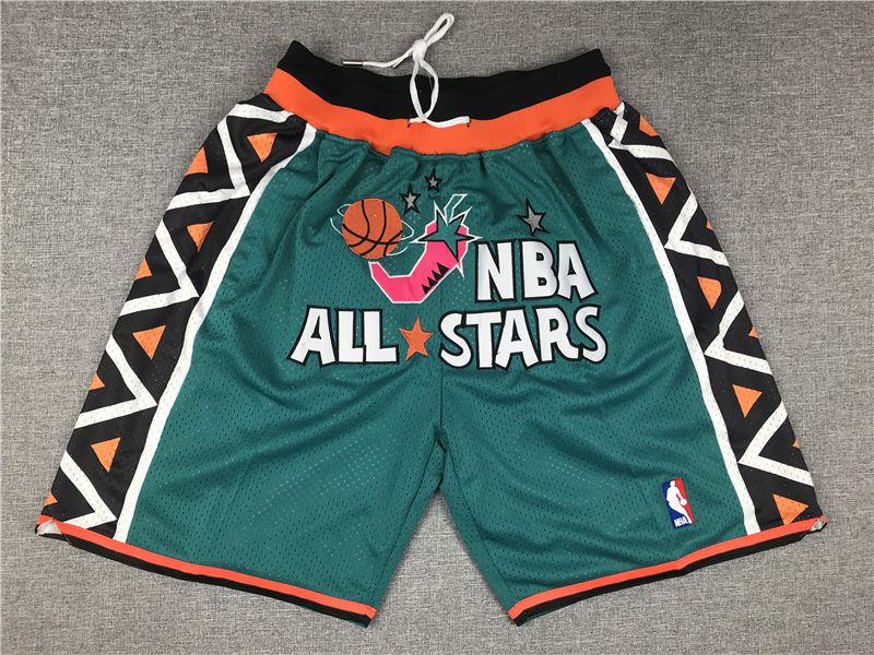 2025 Men NBA All star Shorts Green style 1->more jerseys->NBA Jersey